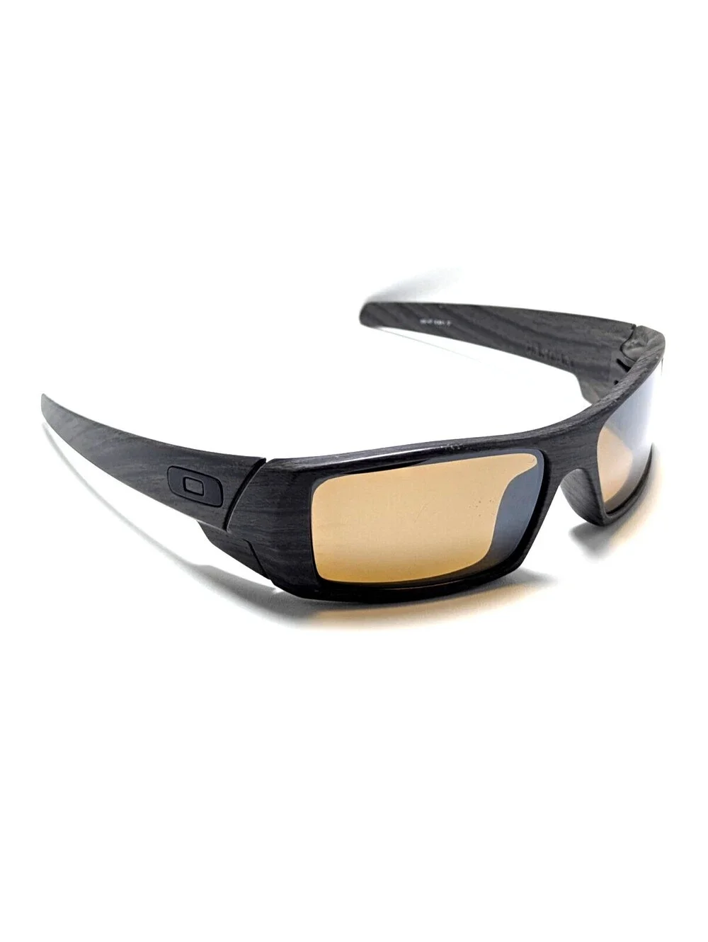 Oakley Gascan OO9014-07 Brown Lens Black Men’s Wraparound Sunglasses 60-15-125
